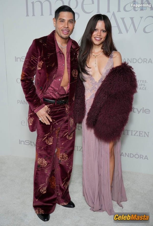 Jenna Ortega Sheer Dress at the InStyle Imagemaker Awards, Bel Air photo 6