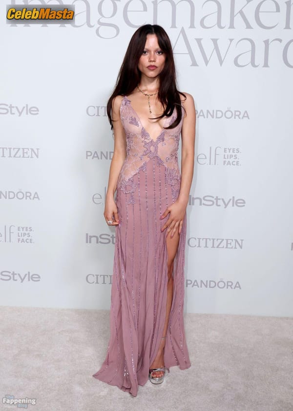 Jenna Ortega Sheer Dress at the InStyle Imagemaker Awards, Bel Air photo 21