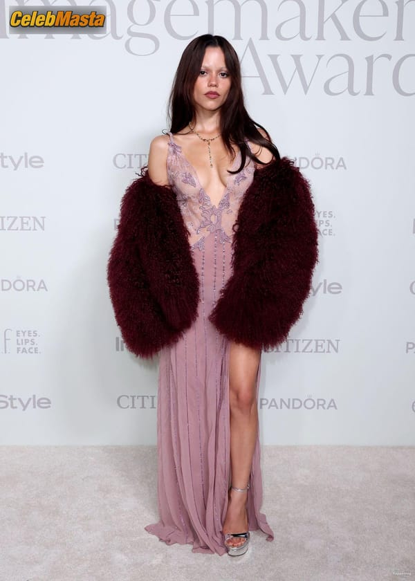 Jenna Ortega Sheer Dress at the InStyle Imagemaker Awards, Bel Air photo 23