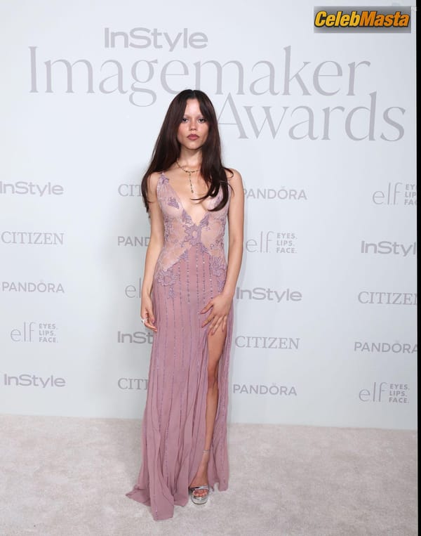 Jenna Ortega Sheer Dress at the InStyle Imagemaker Awards, Bel Air photo 24