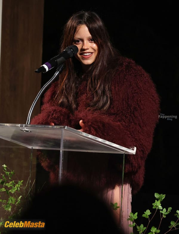 Jenna Ortega Sheer Dress at the InStyle Imagemaker Awards, Bel Air photo 40