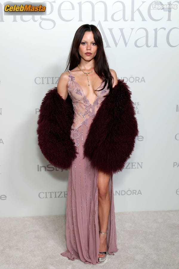 Jenna Ortega Sheer Dress at the InStyle Imagemaker Awards, Bel Air photo 47