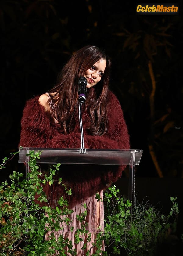 Jenna Ortega Sheer Dress at the InStyle Imagemaker Awards, Bel Air photo 59