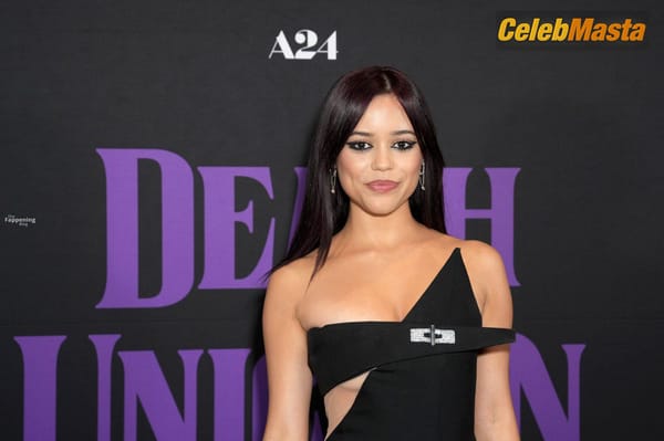 Jenna Ortega in a Black Dress at the Death of a Unicorn Screening, New York City photo 11