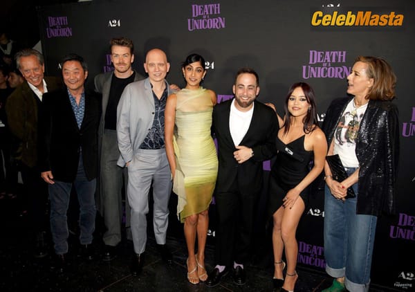 Jenna Ortega in a Black Dress at the Death of a Unicorn Screening, New York City photo 17