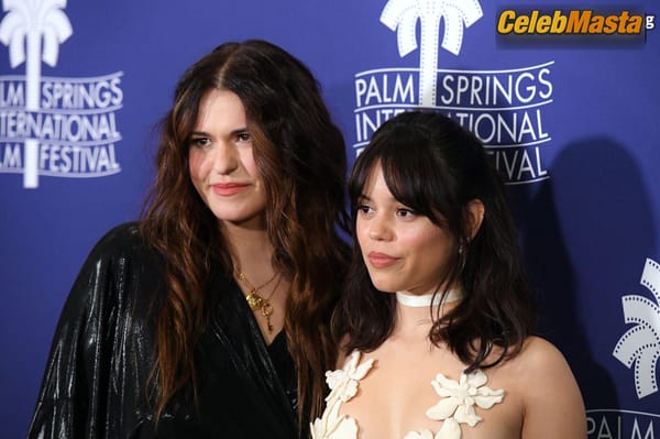 Jenna Ortega Legs And Cleavage In A Floral Dress At Miller’s Girl Premiere photo 1