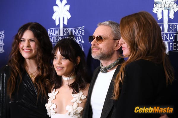 Jenna Ortega Legs And Cleavage In A Floral Dress At Miller’s Girl Premiere photo 14