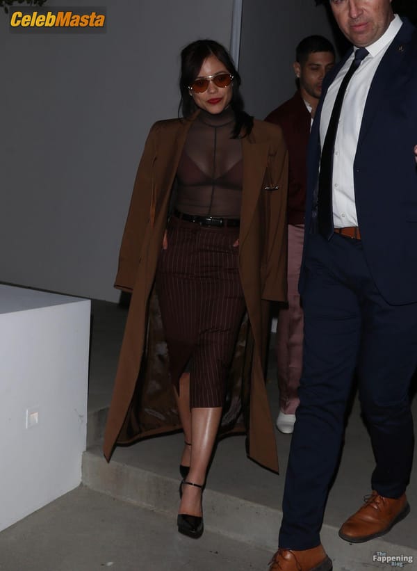 Jenna Ortega Bra at a Private Pre-Oscars Party, Beverly Hills photo 15