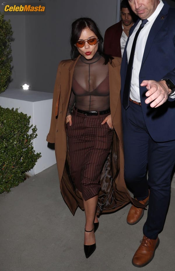 Jenna Ortega Bra at a Private Pre-Oscars Party, Beverly Hills photo 24