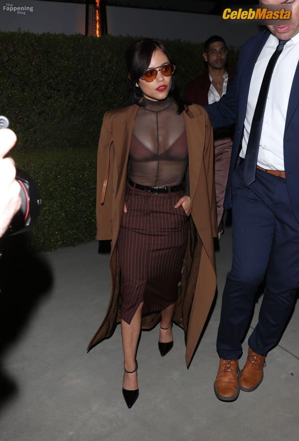 Jenna Ortega Bra at a Private Pre-Oscars Party, Beverly Hills photo 40
