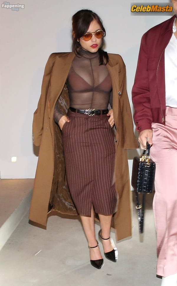 Jenna Ortega Bra at a Private Pre-Oscars Party, Beverly Hills photo 44