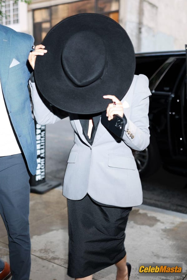 Jenna Ortega in a Sassy Outfit in NYC photo 8