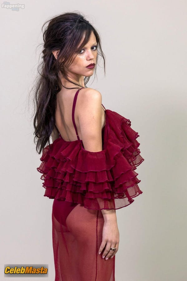 Jenna Ortega in a Sheer Dress at the Givenchy Fashion Show, Paris photo 9