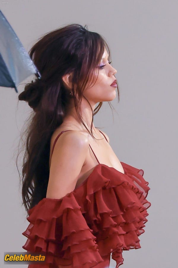 Jenna Ortega in a Sheer Dress at the Givenchy Fashion Show, Paris photo 23