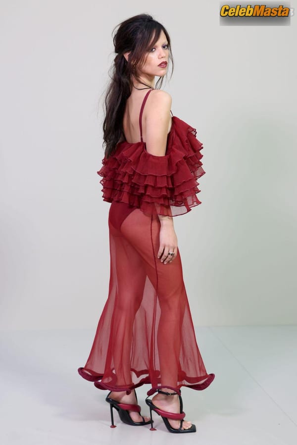 Jenna Ortega in a Sheer Dress at the Givenchy Fashion Show, Paris photo 24