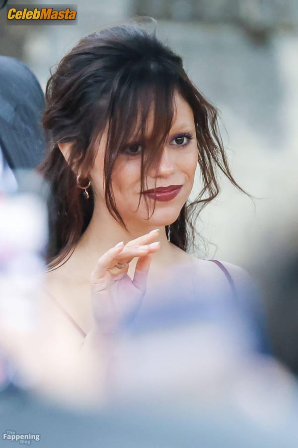 Jenna Ortega in a Sheer Dress at the Givenchy Fashion Show, Paris photo 32