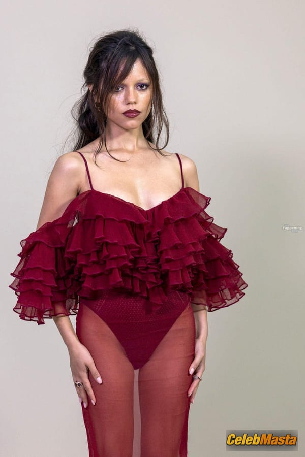 Jenna Ortega in a Sheer Dress at the Givenchy Fashion Show, Paris photo 35