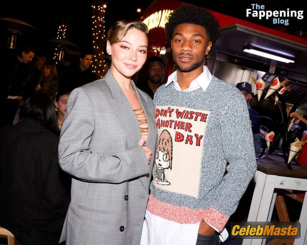 Madelyn Cline Cleavage at the Stella McCartney X Adidas Party, Los Angeles photo 9