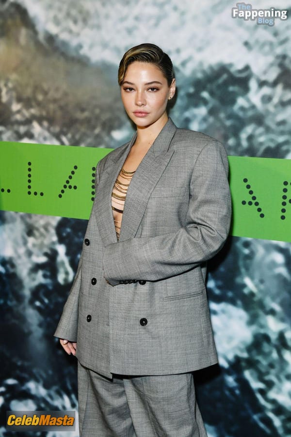 Madelyn Cline Cleavage at the Stella McCartney X Adidas Party, Los Angeles photo 12