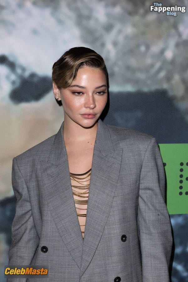 Madelyn Cline Cleavage at the Stella McCartney X Adidas Party, Los Angeles photo 16