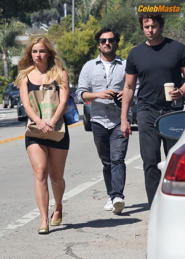 Addison Rae Legs in a Sheer Mini Dress at a Park, Los Angeles photo 43