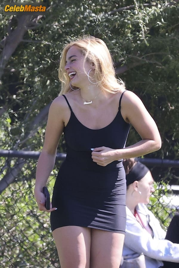 Addison Rae Legs in a Sheer Mini Dress at a Park, Los Angeles photo 47