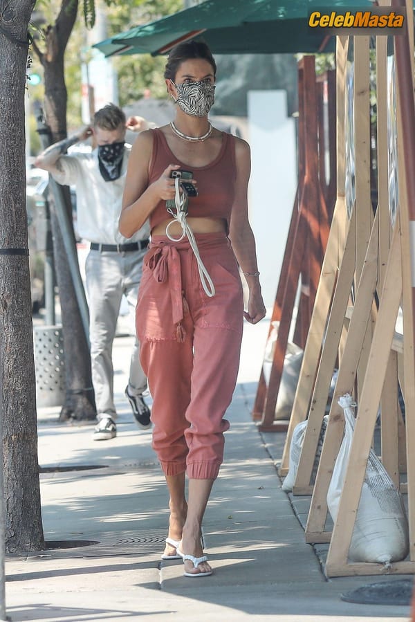 Alessandra Ambrosio stops at Urth Cafe in West Hollywood photo 16