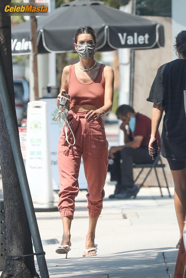 Alessandra Ambrosio stops at Urth Cafe in West Hollywood photo 18