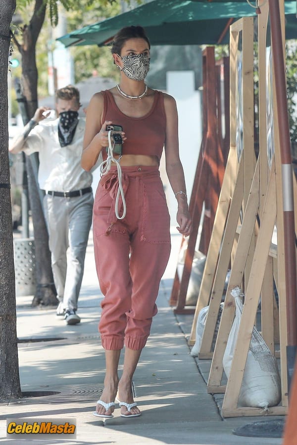 Alessandra Ambrosio stops at Urth Cafe in West Hollywood photo 24