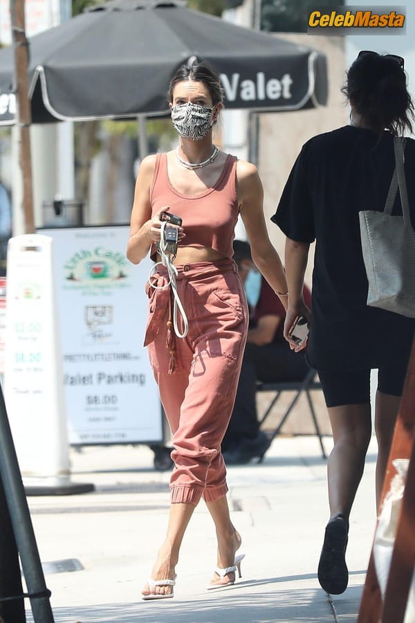 Alessandra Ambrosio stops at Urth Cafe in West Hollywood photo 26