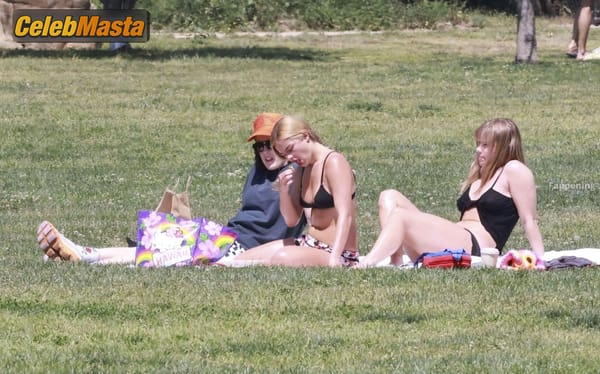 Addison Rae Bikini at Silver Lake Park, California photo 42