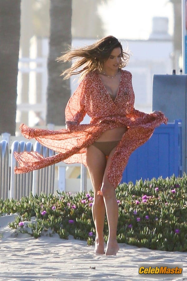 Alessandra Ambrosio models different looks in Santa Monica for photoshoot (11.04.2019) photo 17