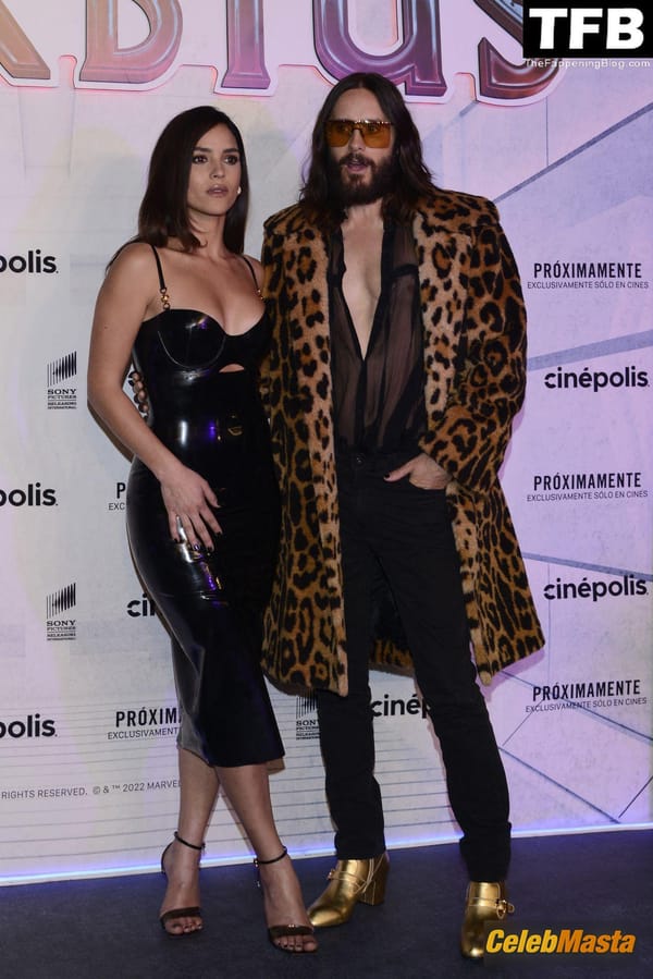 Adria Arjona Cleavage at the Morbus Premiere, Mexico photo 10