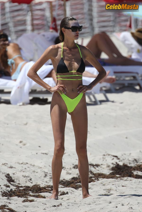 Alina Baikova on the Beach in Miami photo 26