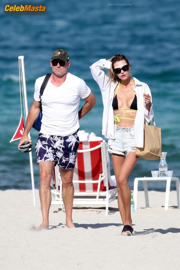 Alina Baikova on the Beach in Miami photo 27