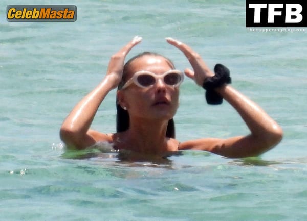 Alina Baikova in a Bikini on the Beach in Greece photo 4