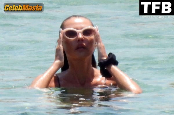 Alina Baikova in a Bikini on the Beach in Greece photo 5