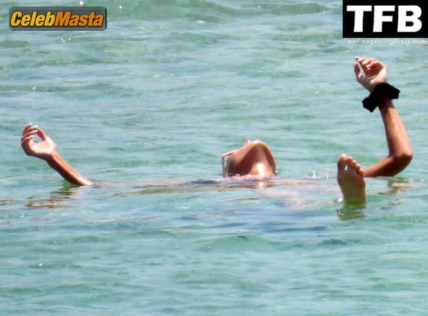 Alina Baikova in a Bikini on the Beach in Greece photo 6