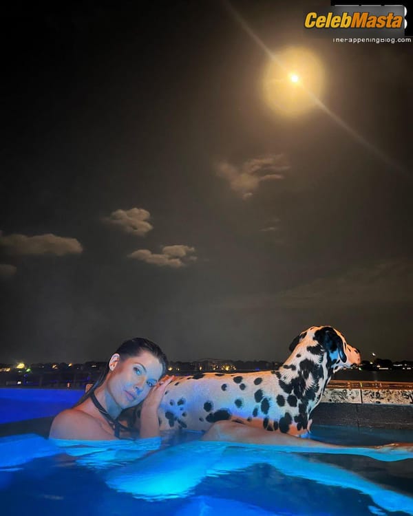Amanda Cerny Tits in a Bikini Top on Social Media photo 5