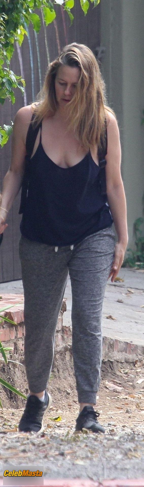 Alicia Silverstone goes for a walk around their neighborhood in Hollywood this afternoon photo 27