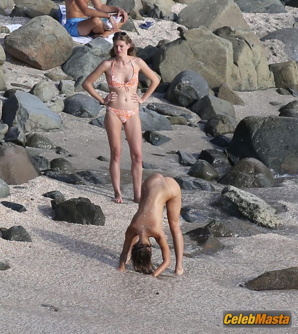 Alexis Ren photos from the beach in St. Barth photo 3