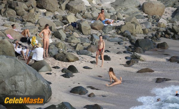 Alexis Ren photos from the beach in St. Barth photo 13