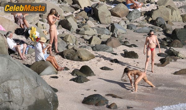 Alexis Ren photos from the beach in St. Barth photo 15