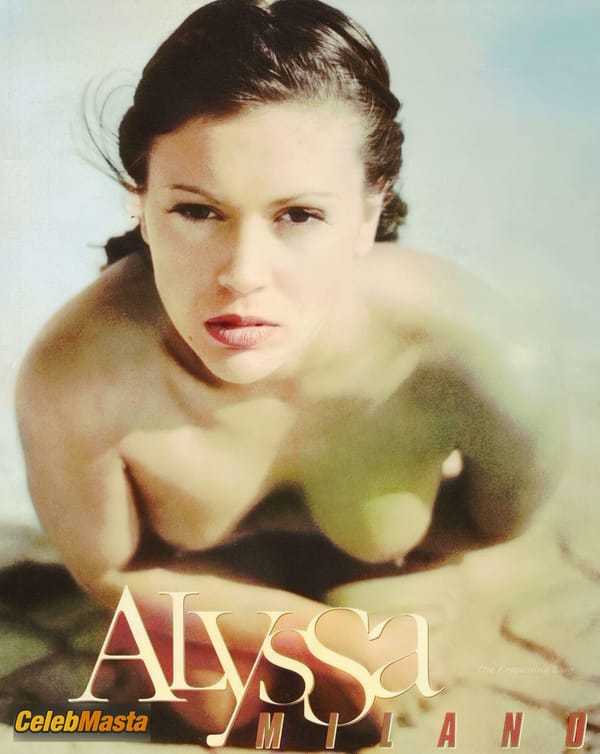 Alyssa Milano Poses Fully In An Old Photoshoot photo 22