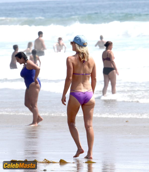 Ali Larter with husband Hayes MacArthur at the beach in Malibu photo 23