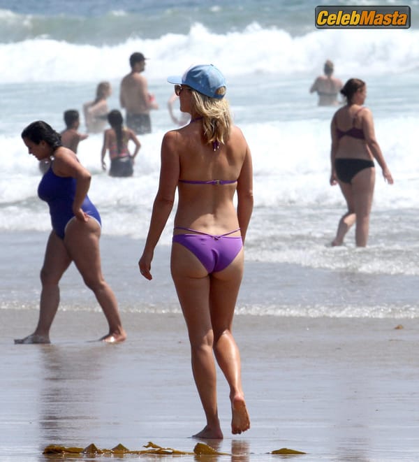 Ali Larter with husband Hayes MacArthur at the beach in Malibu photo 34