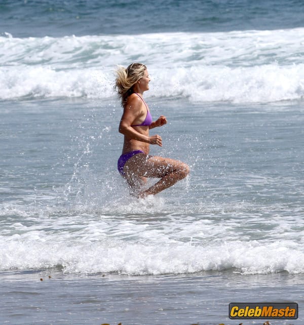 Ali Larter with husband Hayes MacArthur at the beach in Malibu photo 45