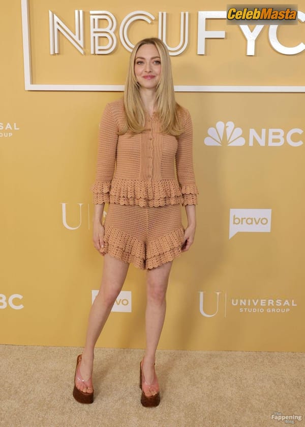 Amanda Seyfried Legs at the NBCU Emmy Kick-Off Luncheon, Los Angeles photo 5