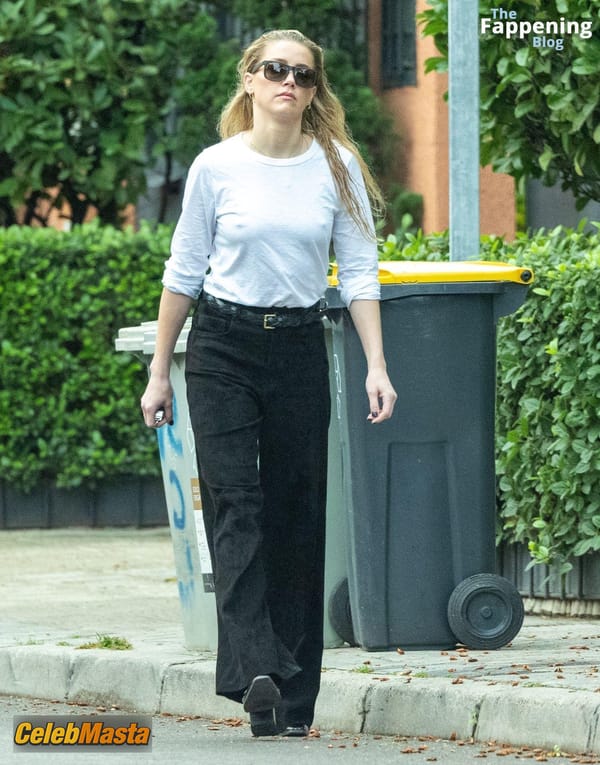 Amber Heard Pokies in Madrid photo 52