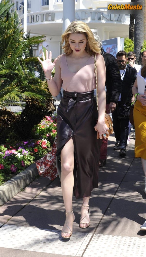 Amber Heard at the Martinez Beach Club, Cannes photo 13
